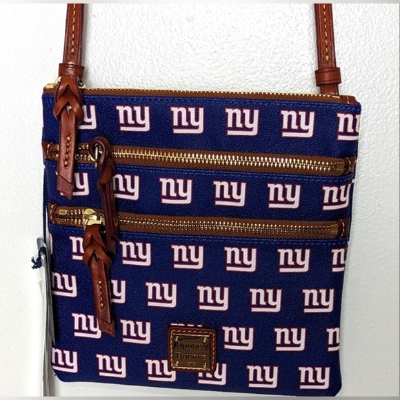 Dooney and Burke NFL New York Giants double zip crossbody bag! NWT Retail: $258 - Picture 1 of 6